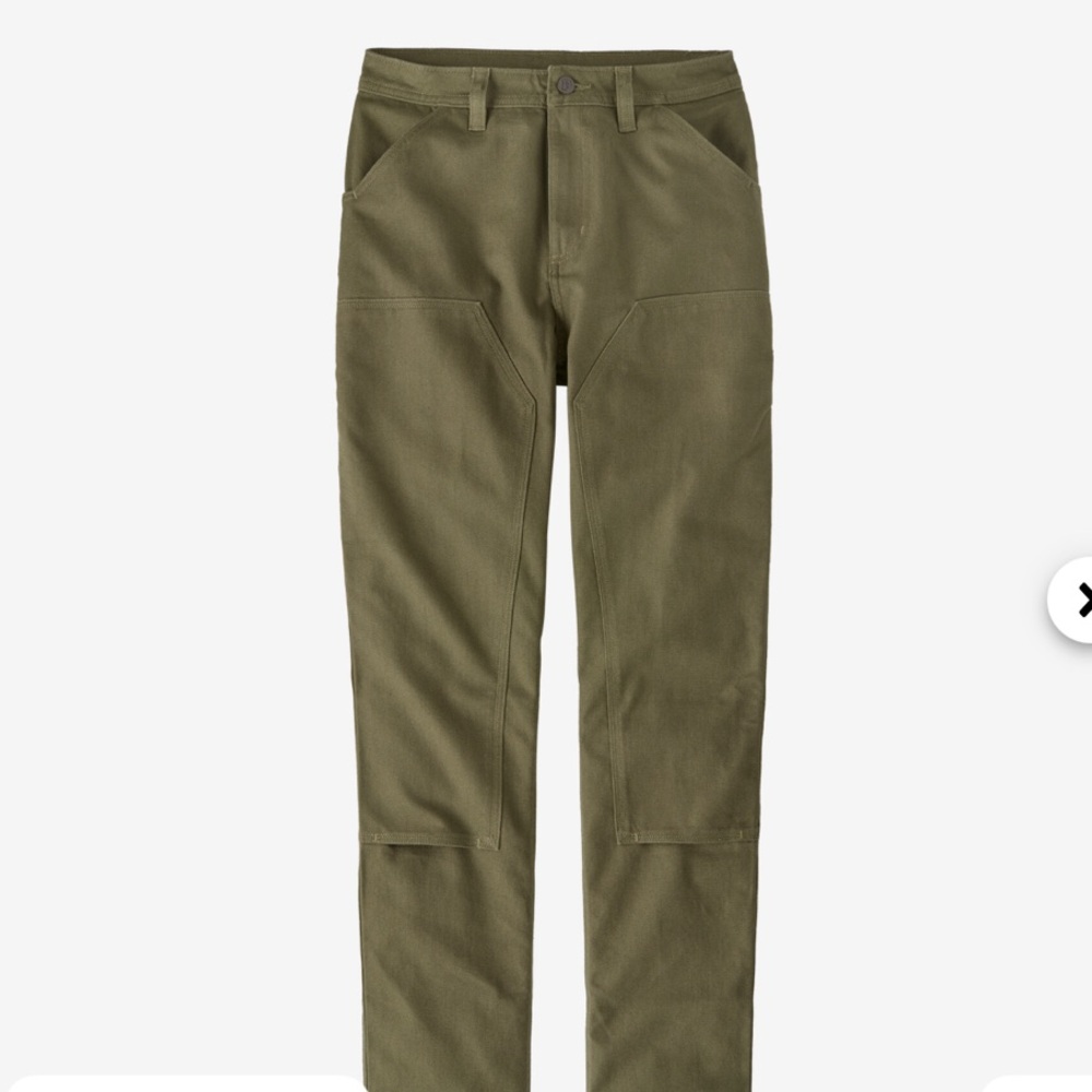Patagonia Women's Slim All Seasons Hemp Pants - Short - Fatigue Green Pants Size